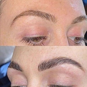 Fluffy eyebrows examples
